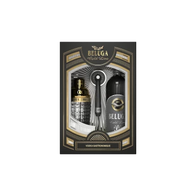 Beluga Gold Line Vodka 40% Alc. 0.7l + Shaker